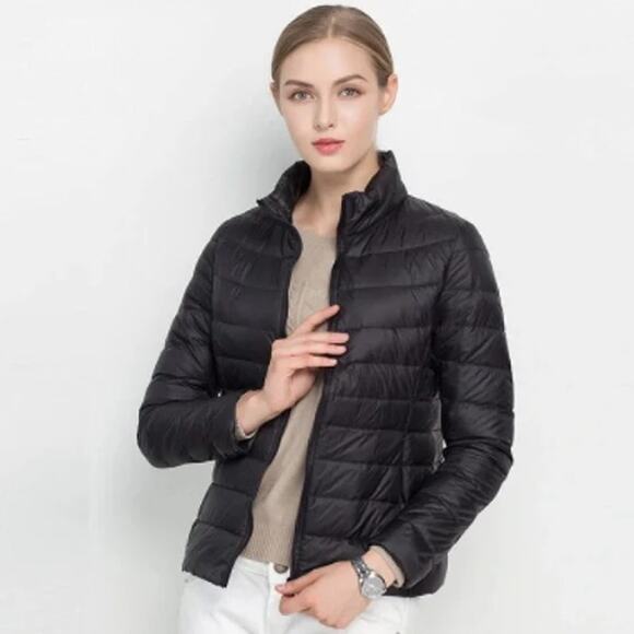 Uniqlo Ultra Light Down Puffer Jacket in Black Size XL - Picture 1 of 7